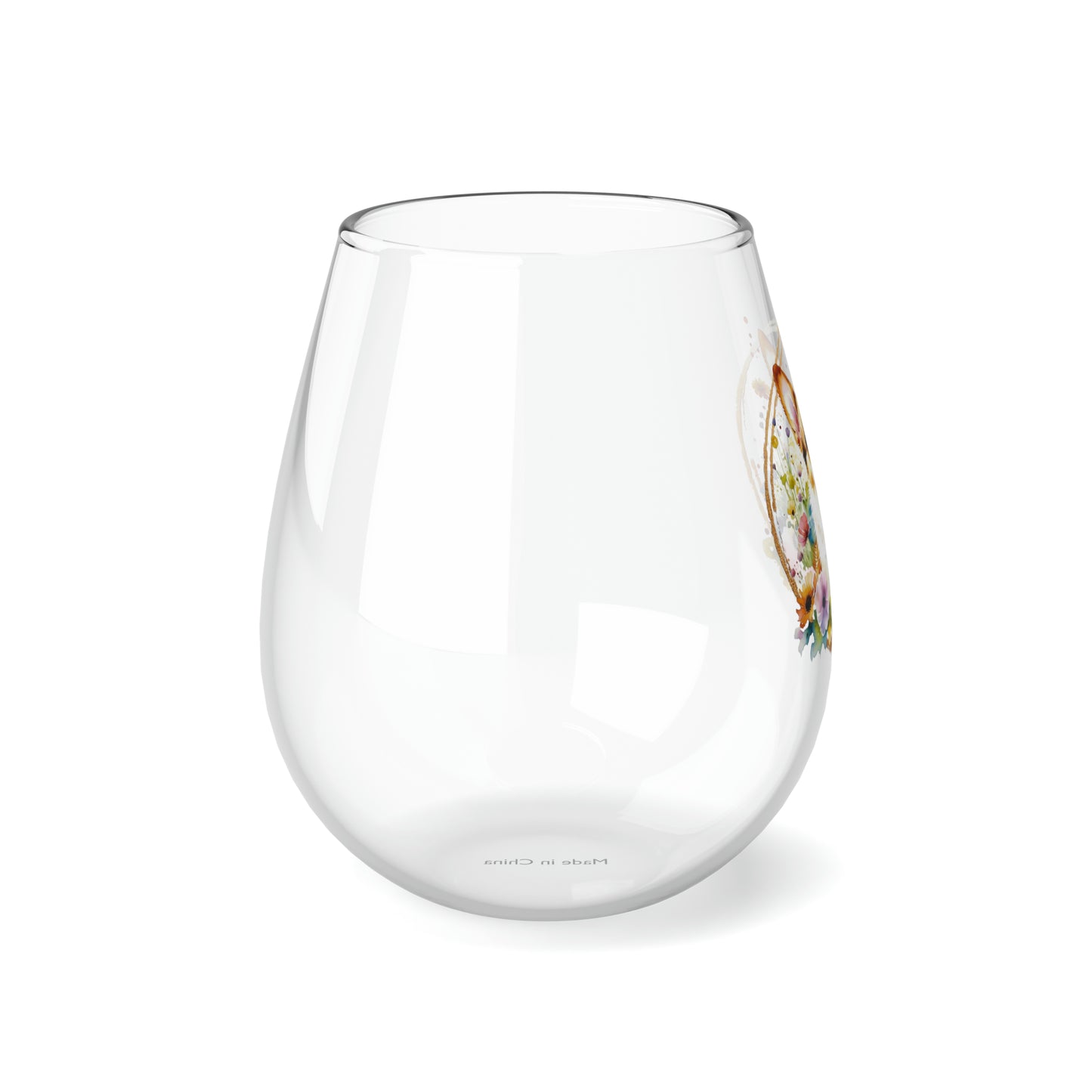 Corgi Stemless Wine Glass, 11.75oz