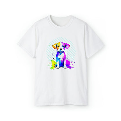 Vibrant Puppy Unisex Ultra Cotton Tee