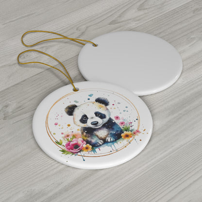 Panda Ceramic Ornament