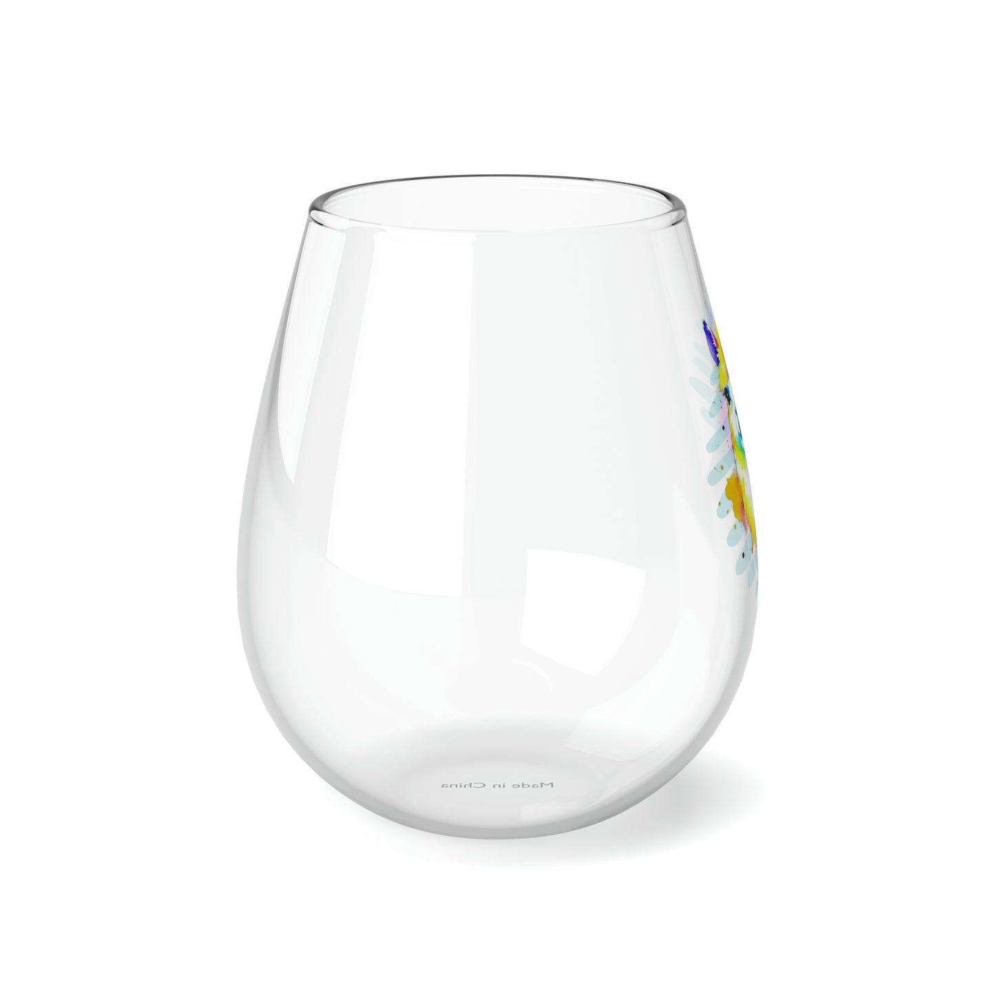 Vibrant Alpaca Stemless Wine Glass, 11.75oz