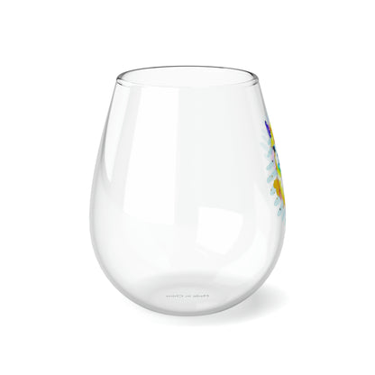 Vibrant Alpaca Stemless Wine Glass, 11.75oz