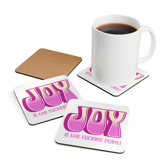 Pink Pink Yellow Joy Coaster Set