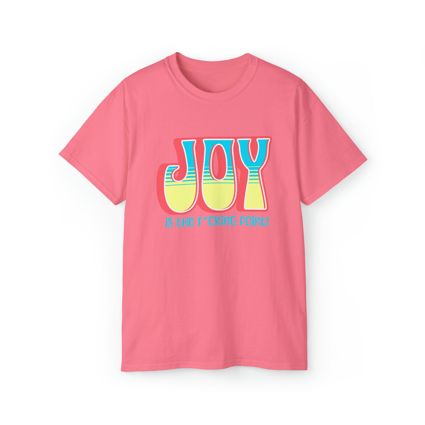 JOY (salmon blue yellow)  Unisex Ultra Cotton Tee