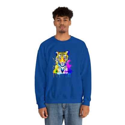 Vibrant Tiger Unisex Sweatshirt