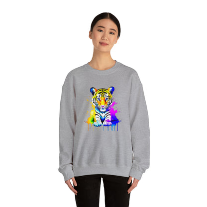 Vibrant Tiger Unisex Sweatshirt