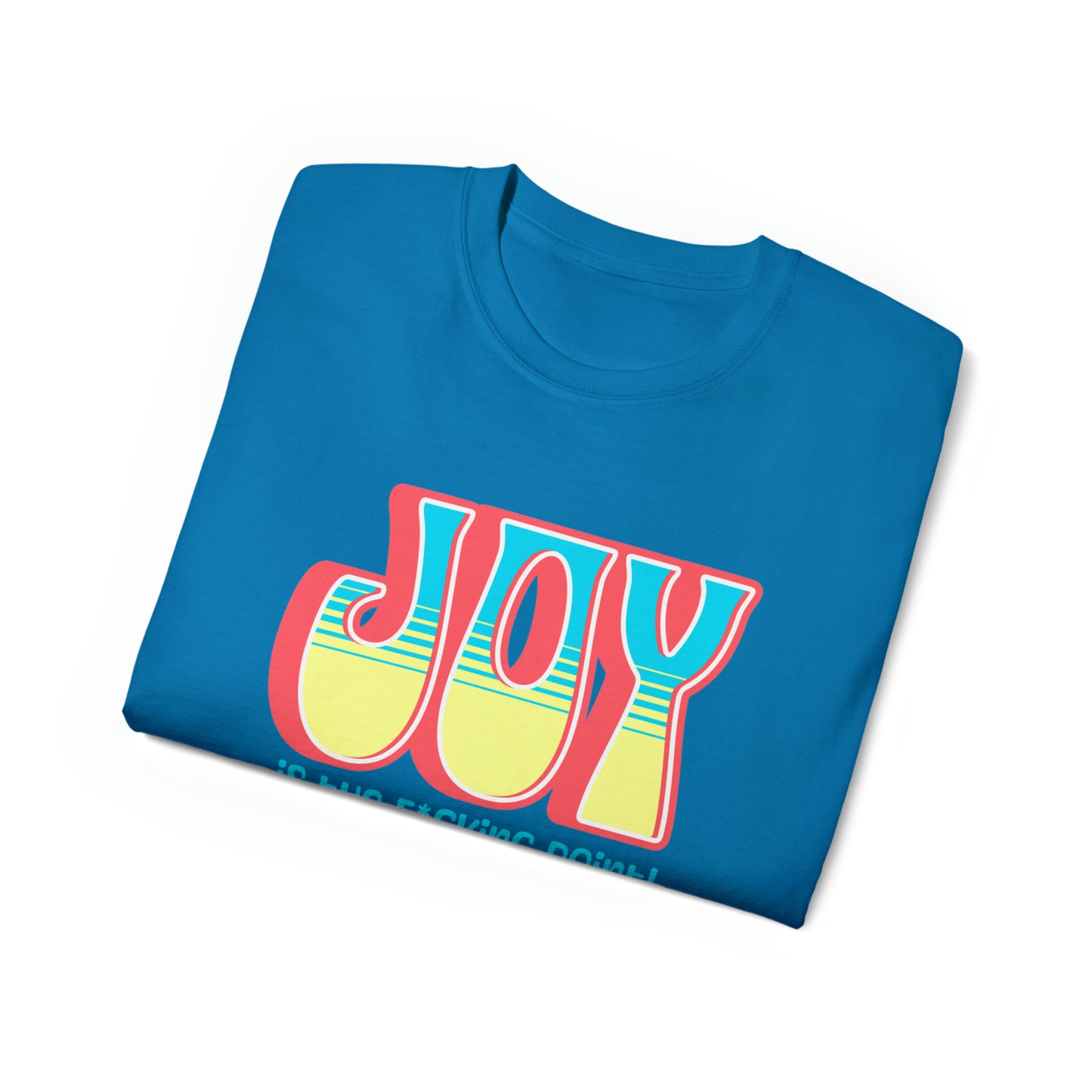 JOY (salmon blue yellow)  Unisex Ultra Cotton Tee