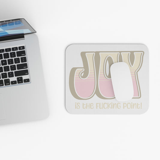 Tan Pink Joy Mouse Pad