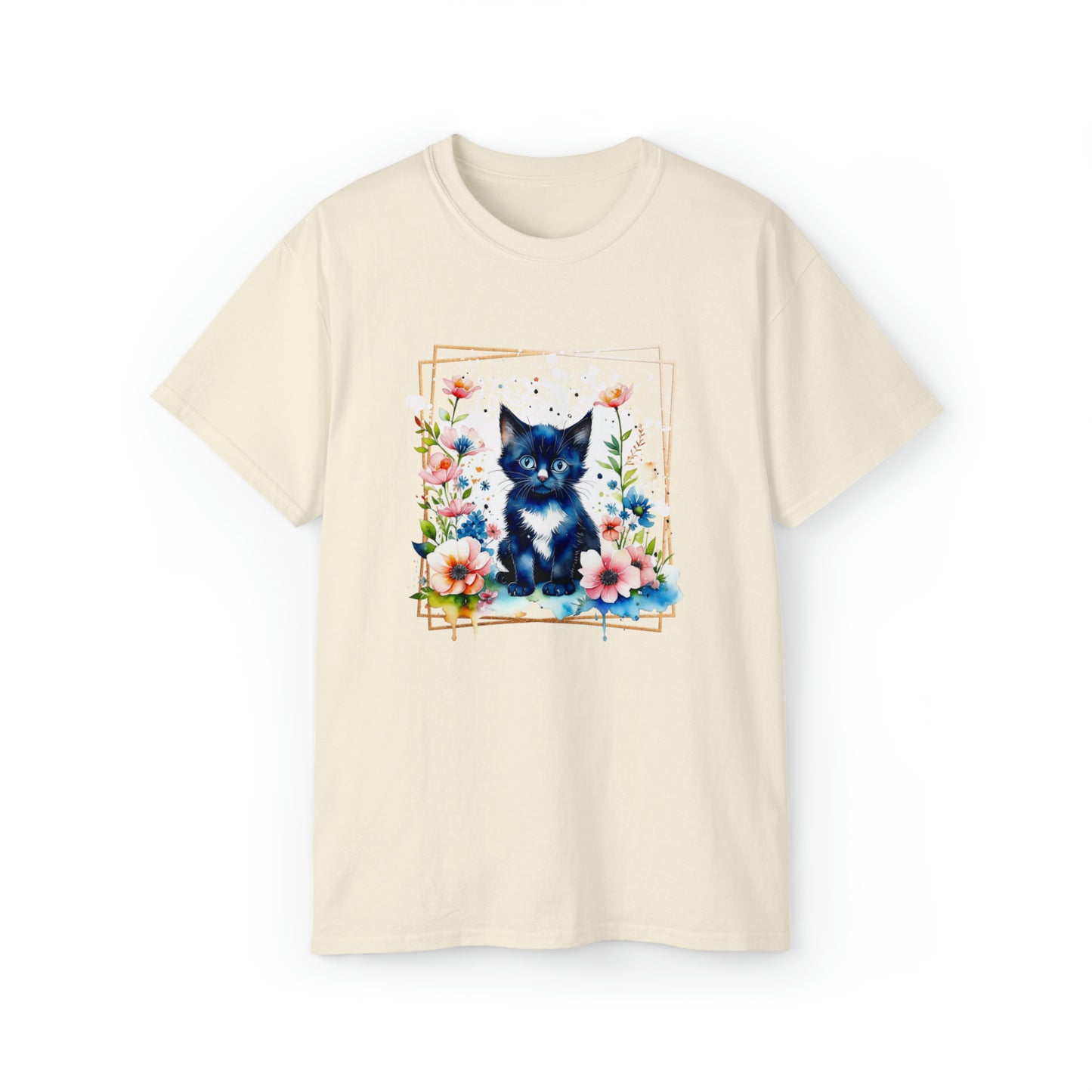 Black Kitten Unisex Ultra Cotton Tee