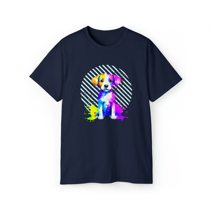 Vibrant Puppy Unisex Ultra Cotton Tee