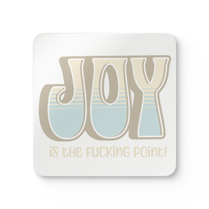Tan Blue Joy Coaster Set