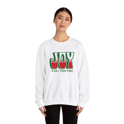 Joy (green holiday) Unisex Sweatshirt