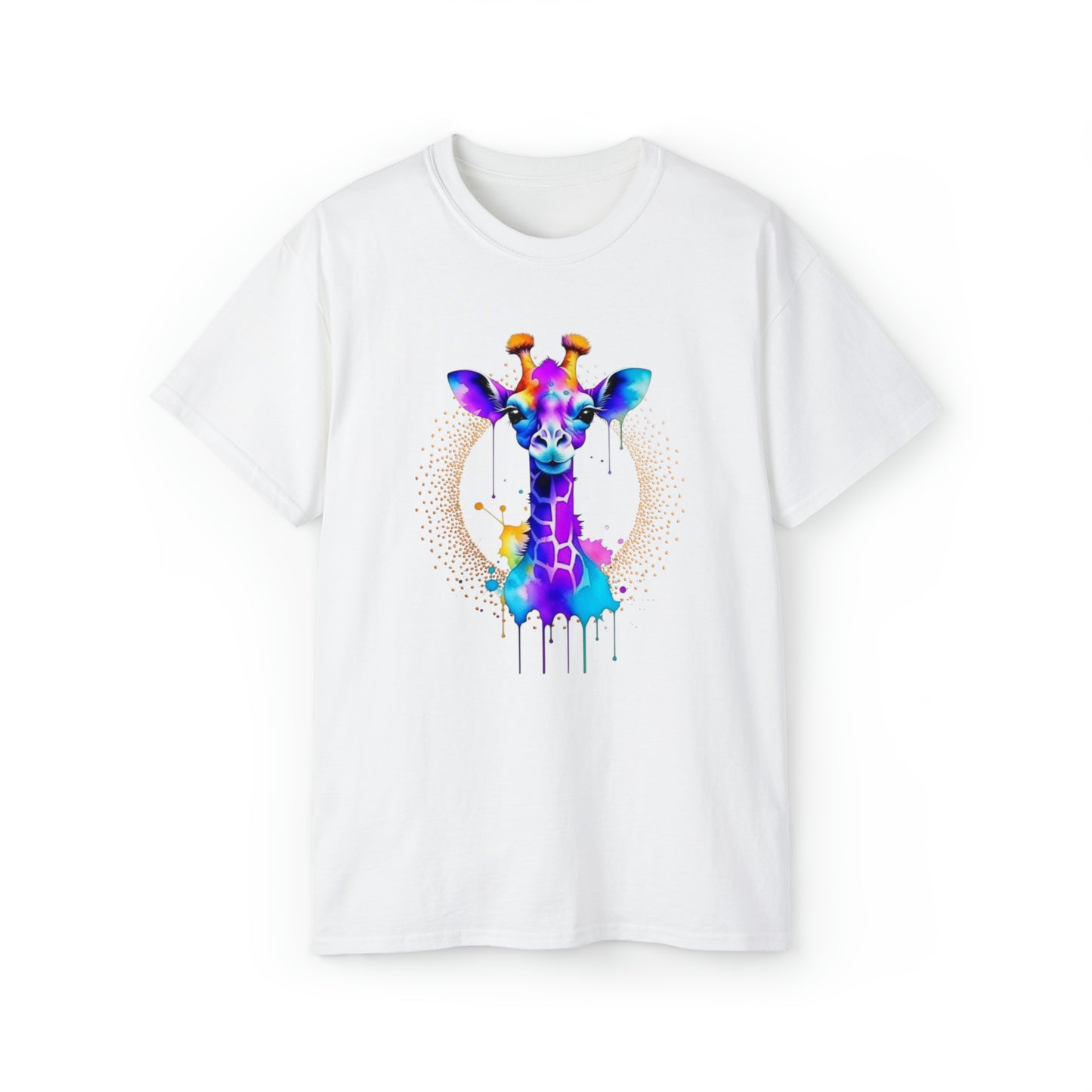 Vibrant Giraffe Unisex Ultra Cotton Tee