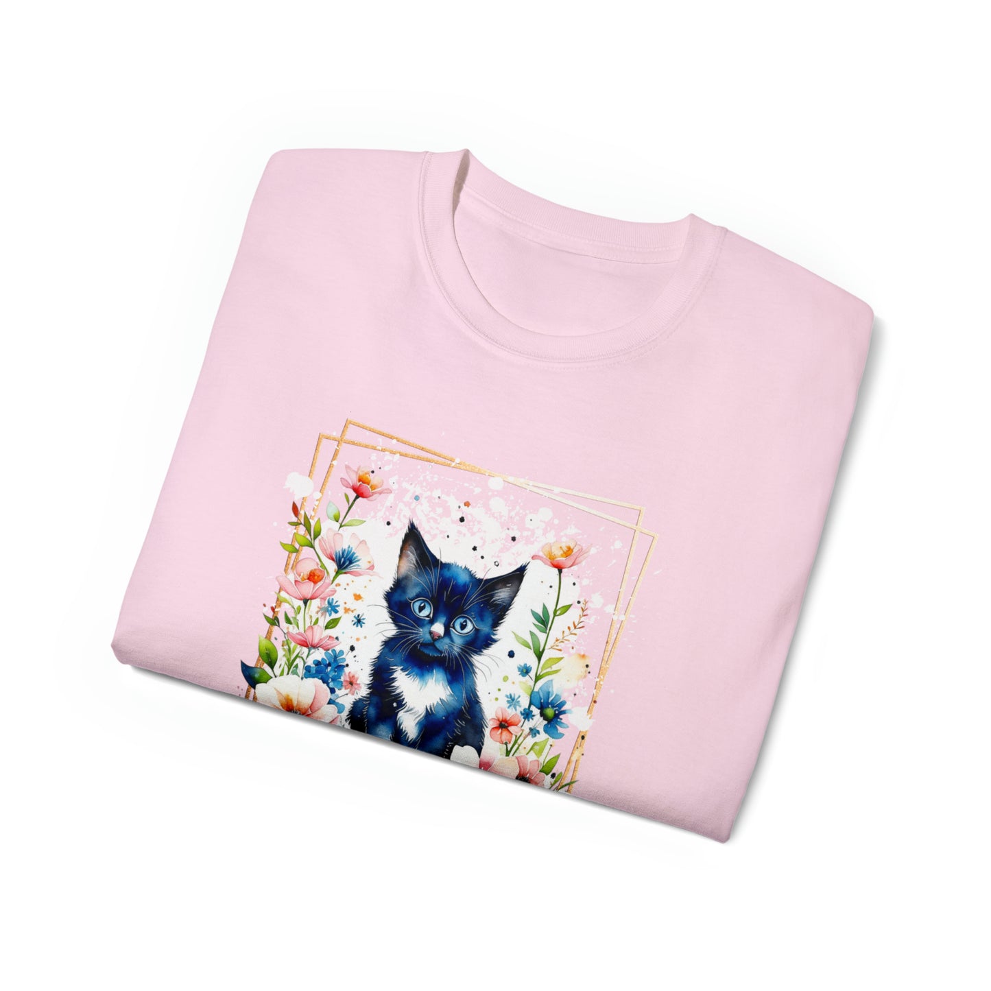 Black Kitten Unisex Ultra Cotton Tee