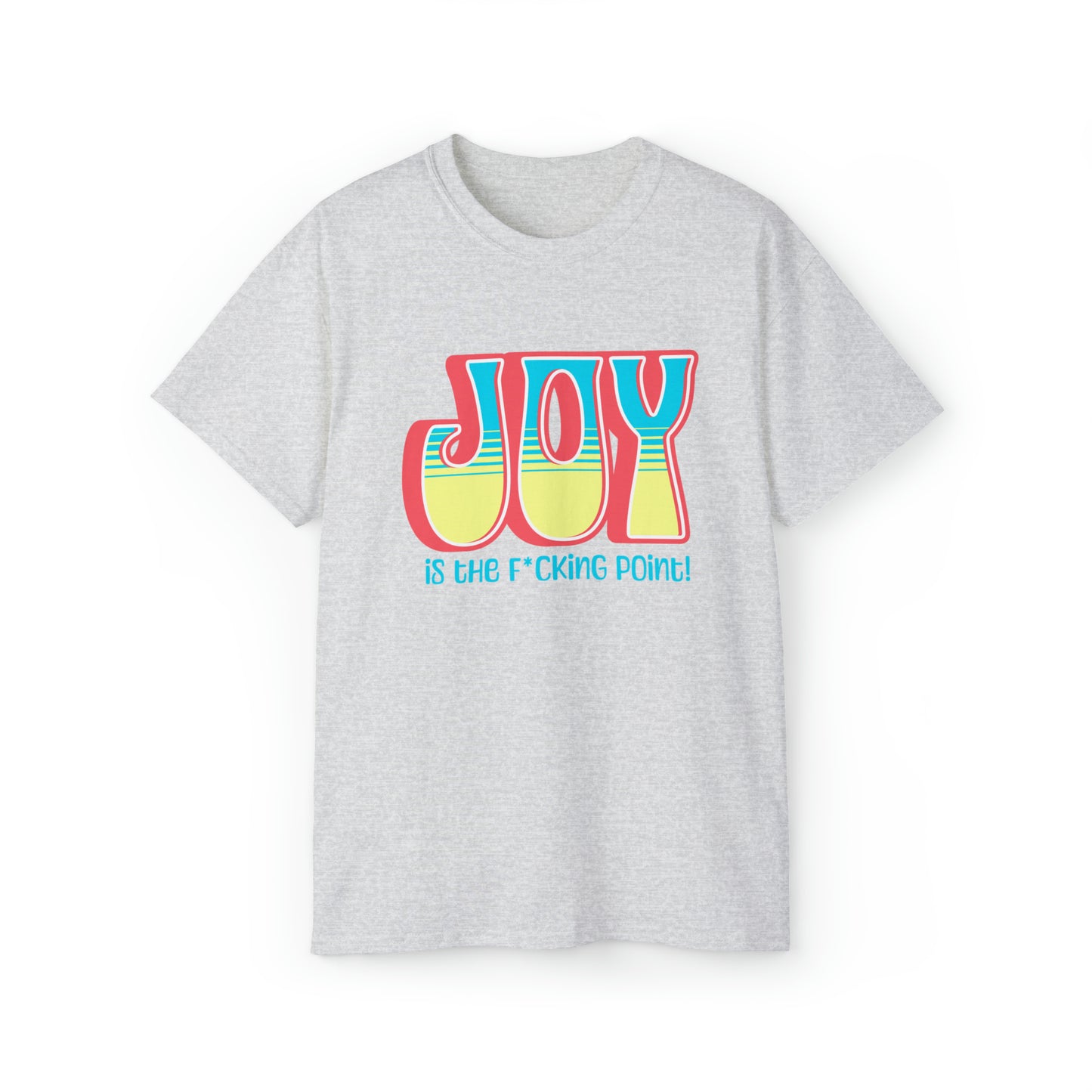 JOY (salmon blue yellow)  Unisex Ultra Cotton Tee