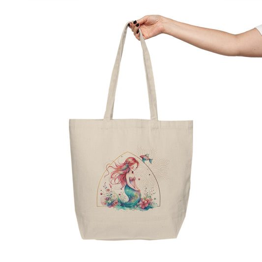 Mermaid Canvas Shopping Bag