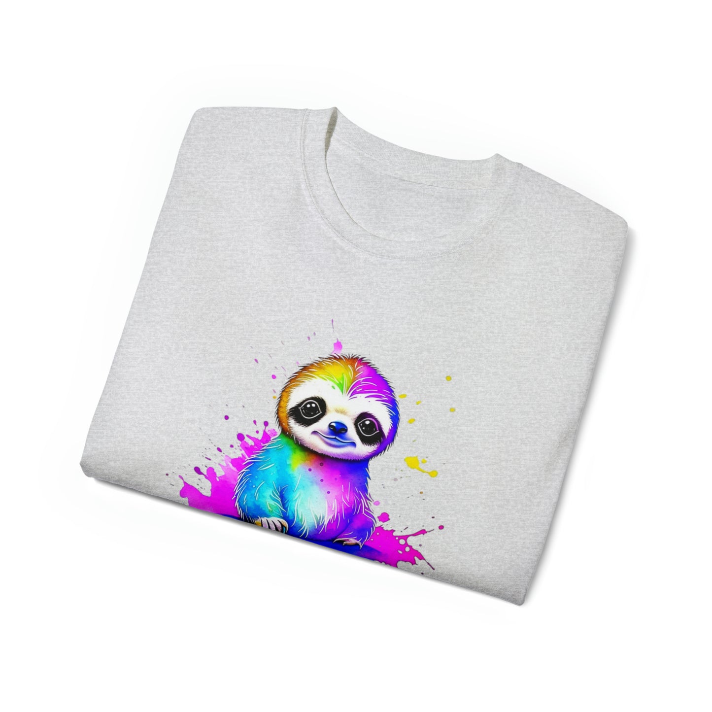 Vibrant Sloth Unisex Ultra Cotton Tee