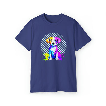 Vibrant Puppy Unisex Ultra Cotton Tee