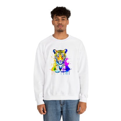 Vibrant Tiger Unisex Sweatshirt