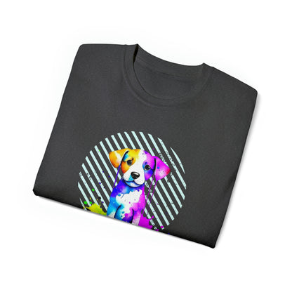 Vibrant Puppy Unisex Ultra Cotton Tee