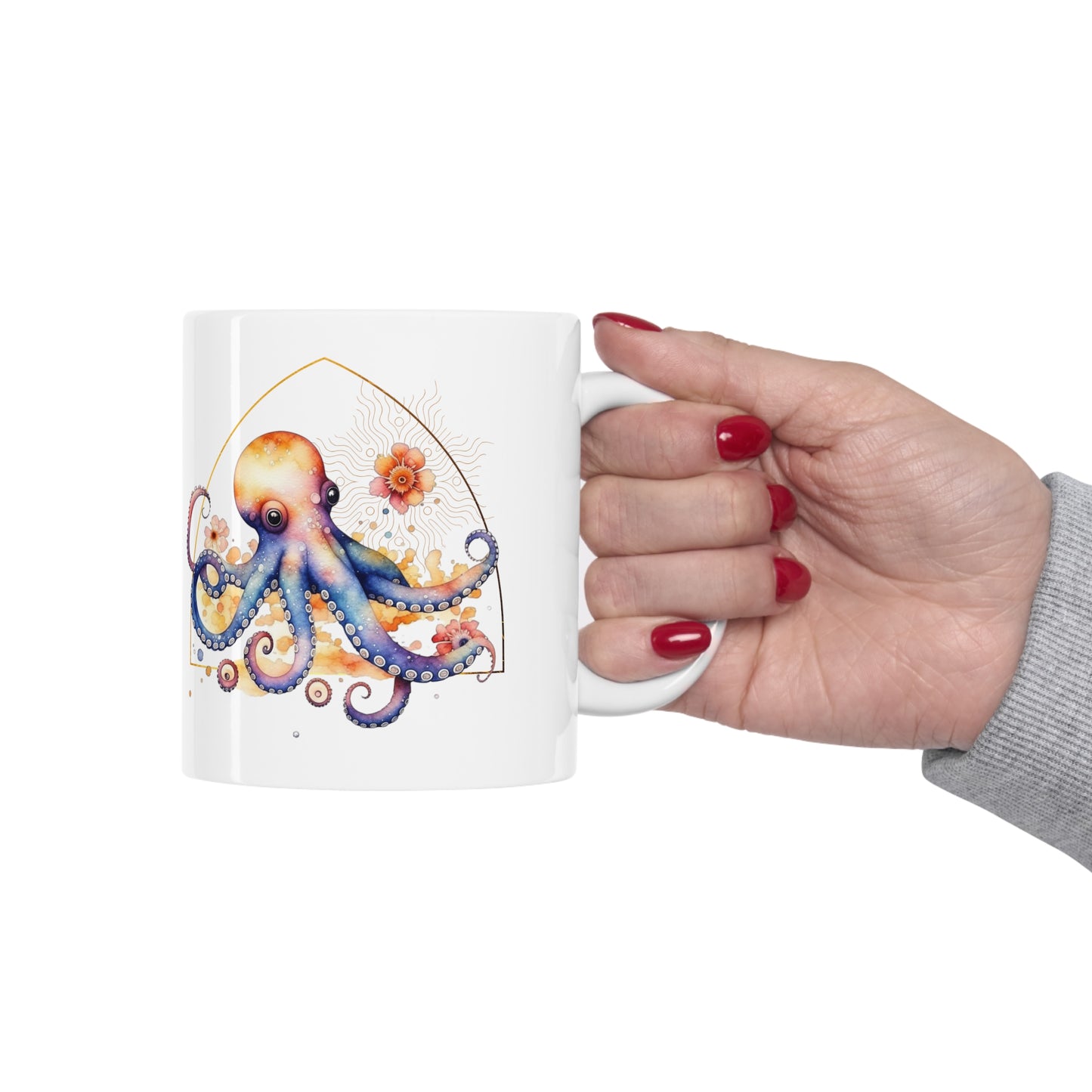 Octopus Ceramic Mug 11oz