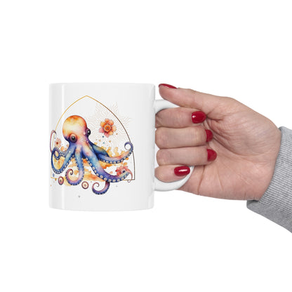 Octopus Ceramic Mug 11oz