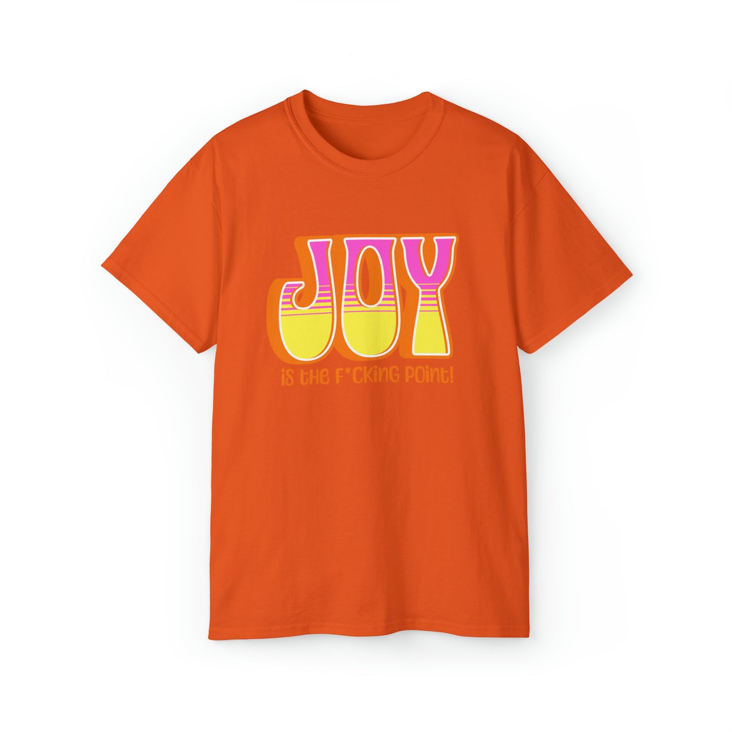 JOY (orange pink yellow)  Unisex Ultra Cotton Tee