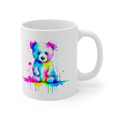 Vibrant Bear Ceramic Mug 11oz