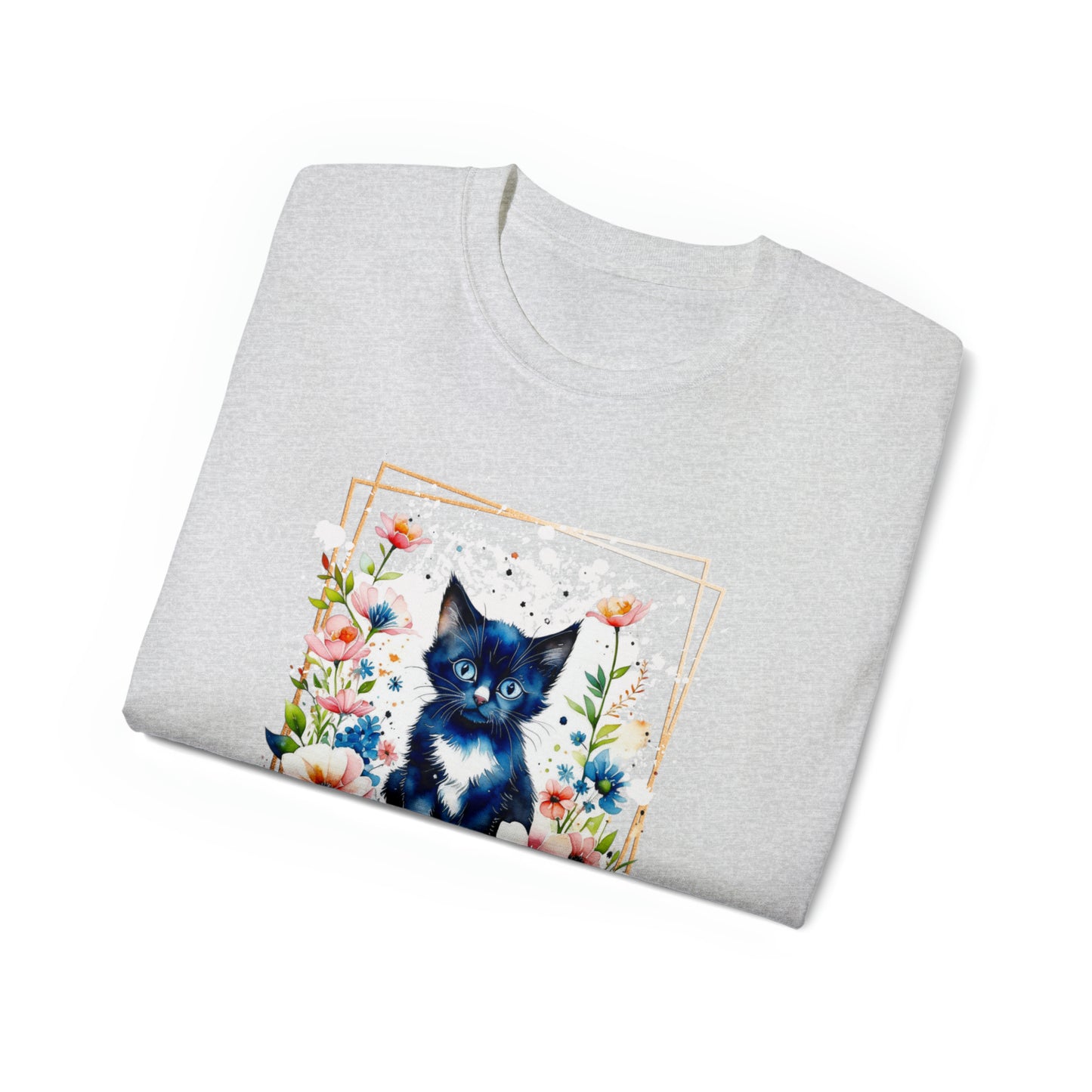 Black Kitten Unisex Ultra Cotton Tee