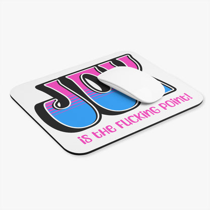 Black Pink Blue Joy Mouse Pad