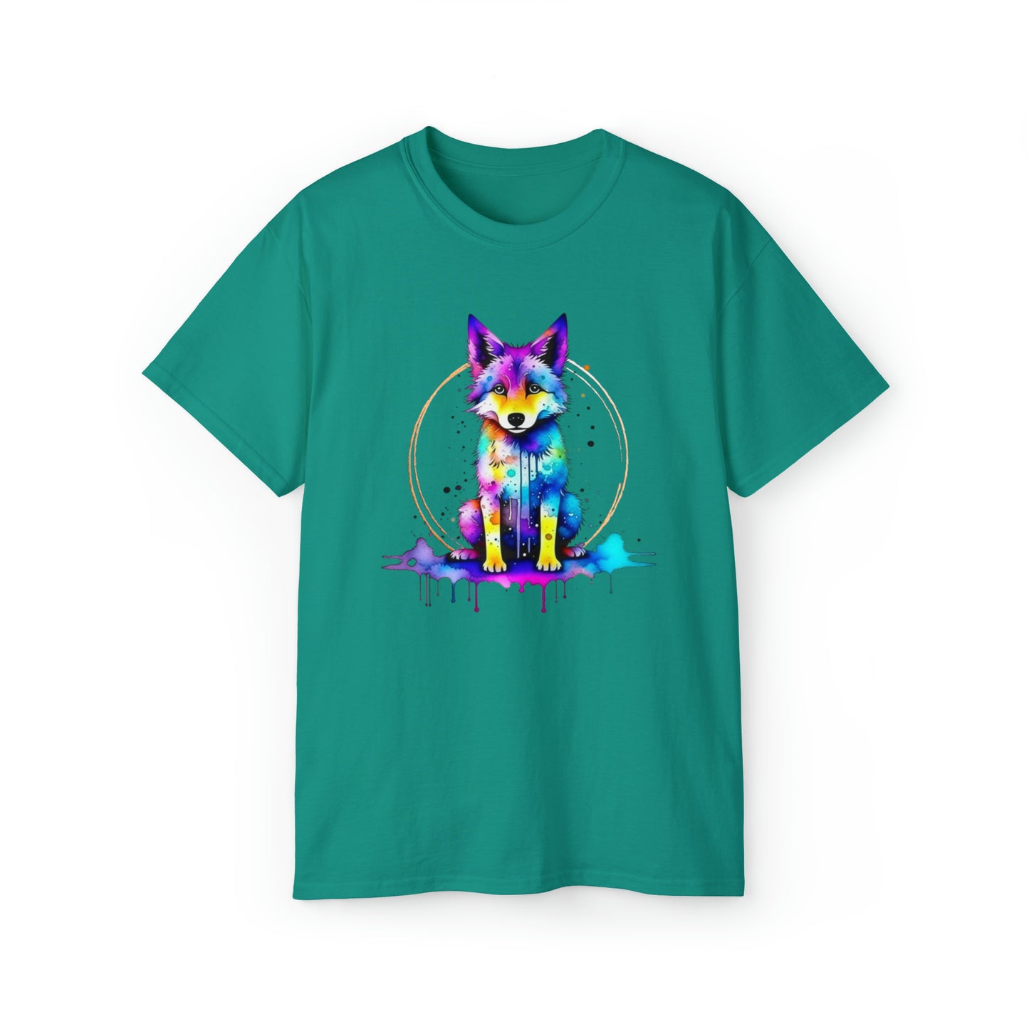 Vibrant Wolf Unisex Ultra Cotton Tee