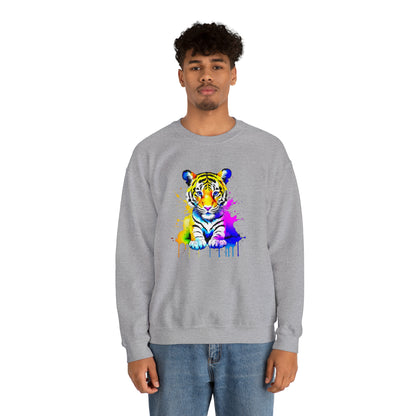 Vibrant Tiger Unisex Sweatshirt