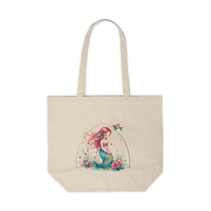 Mermaid Canvas Shopping Bag