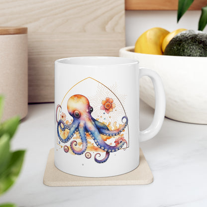 Octopus Ceramic Mug 11oz