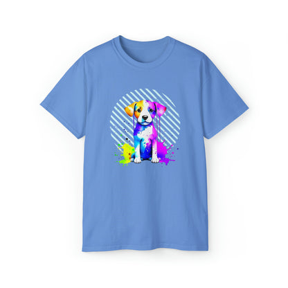 Vibrant Puppy Unisex Ultra Cotton Tee