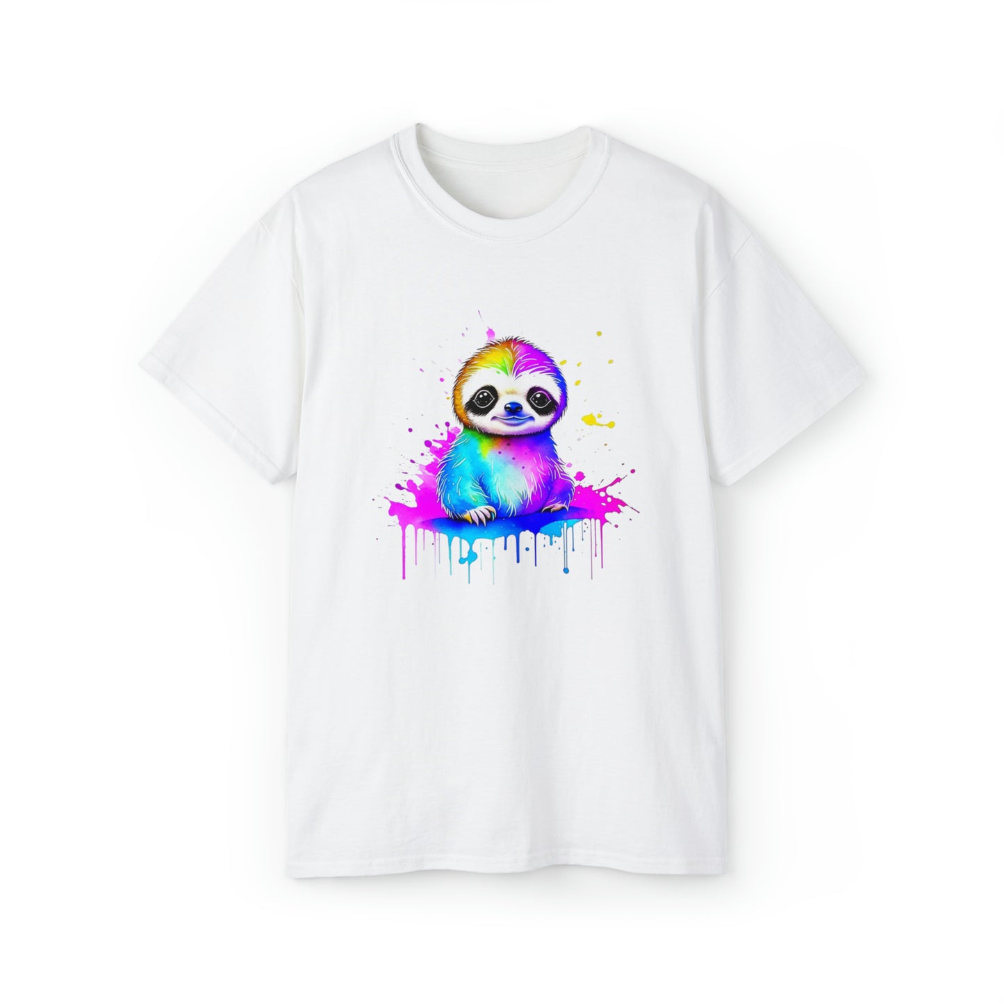 Vibrant Sloth Unisex Ultra Cotton Tee