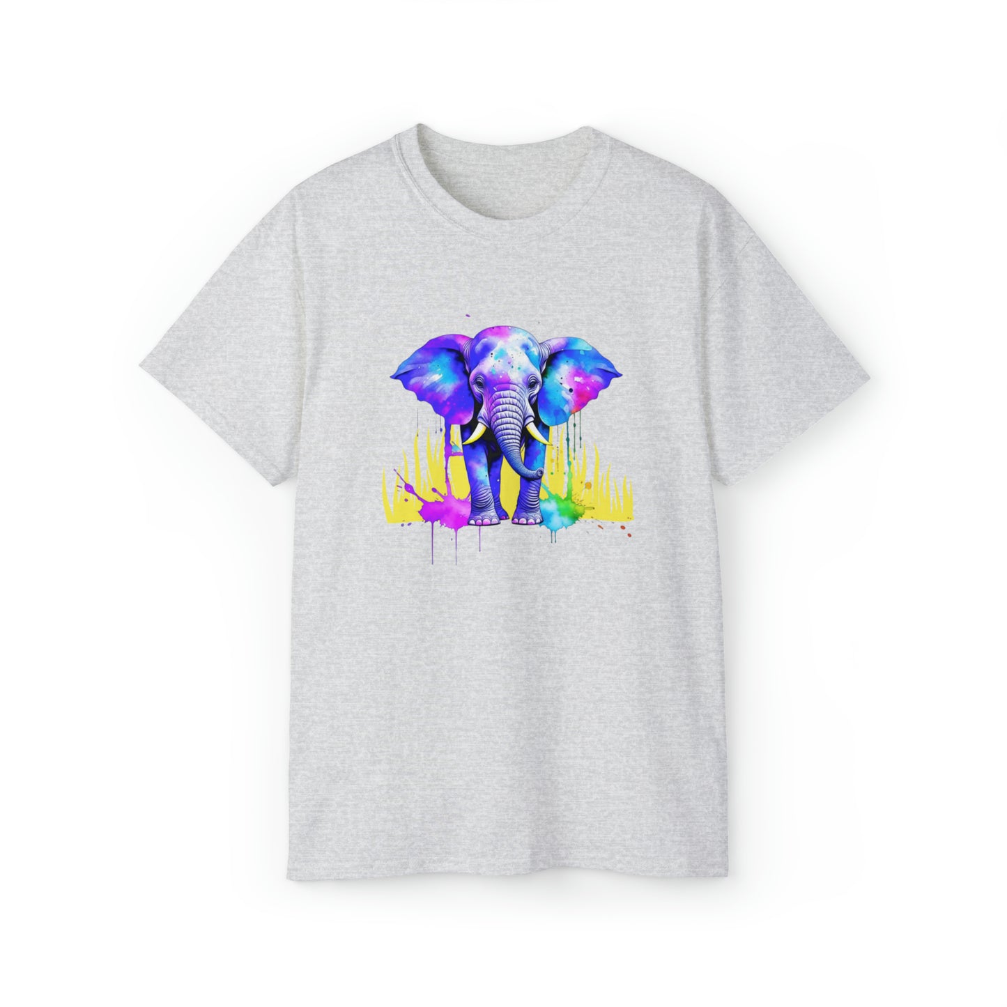 Vibrant Elephant Unisex Ultra Cotton Tee