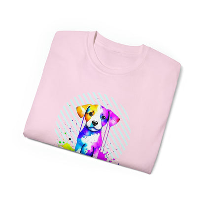 Vibrant Puppy Unisex Ultra Cotton Tee