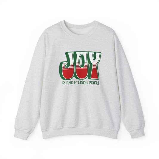 Joy (green holiday) Unisex Sweatshirt