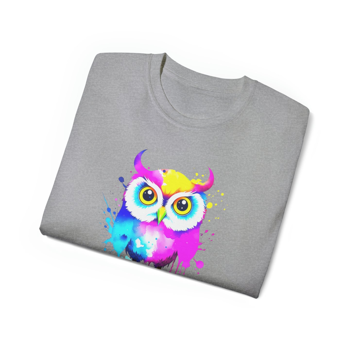 Vibrant Owl Unisex Ultra Cotton Tee