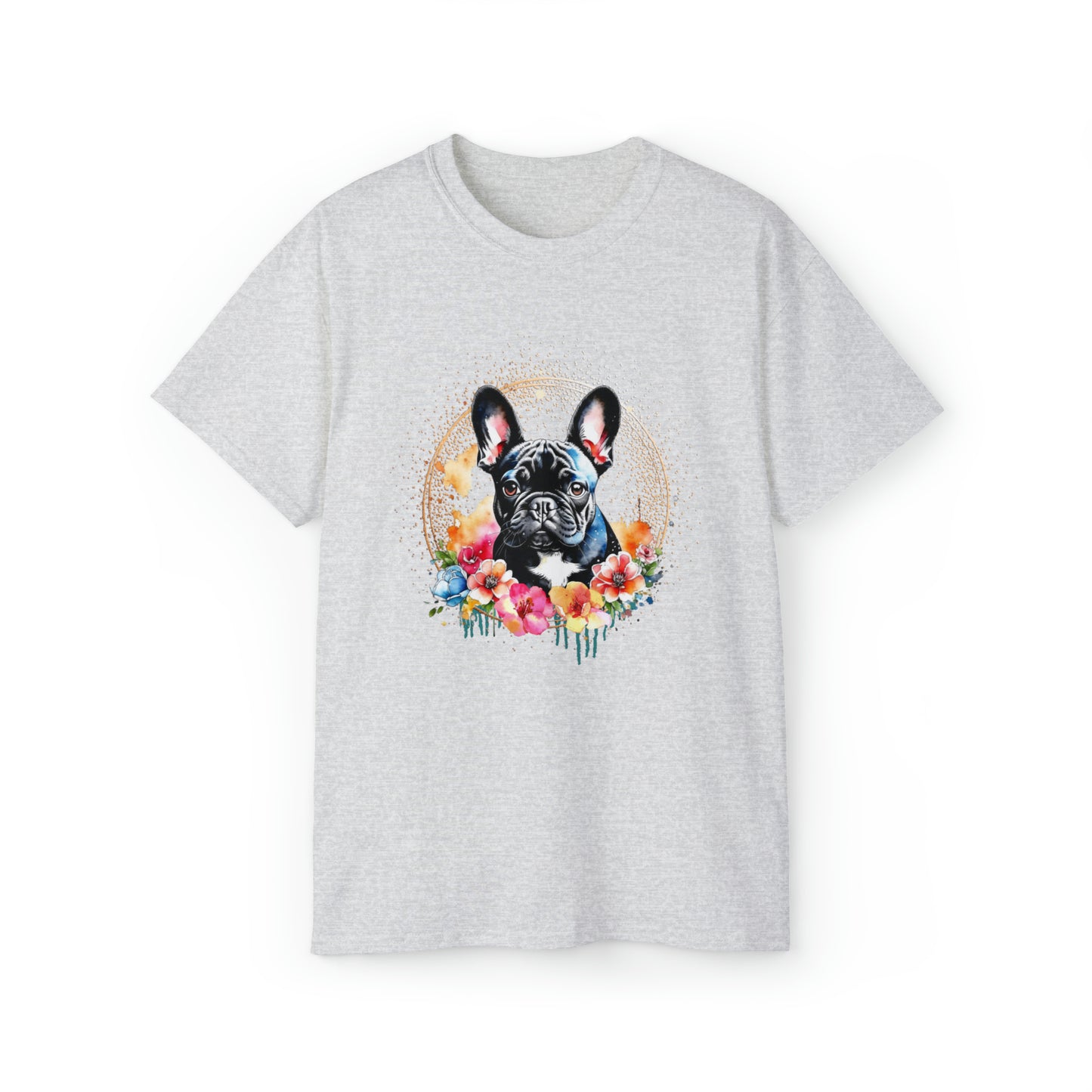 Black Frenchie Unisex Ultra Cotton Tee