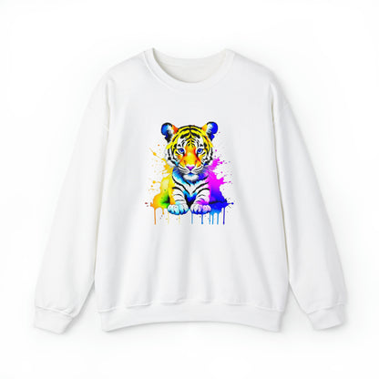 Vibrant Tiger Unisex Sweatshirt