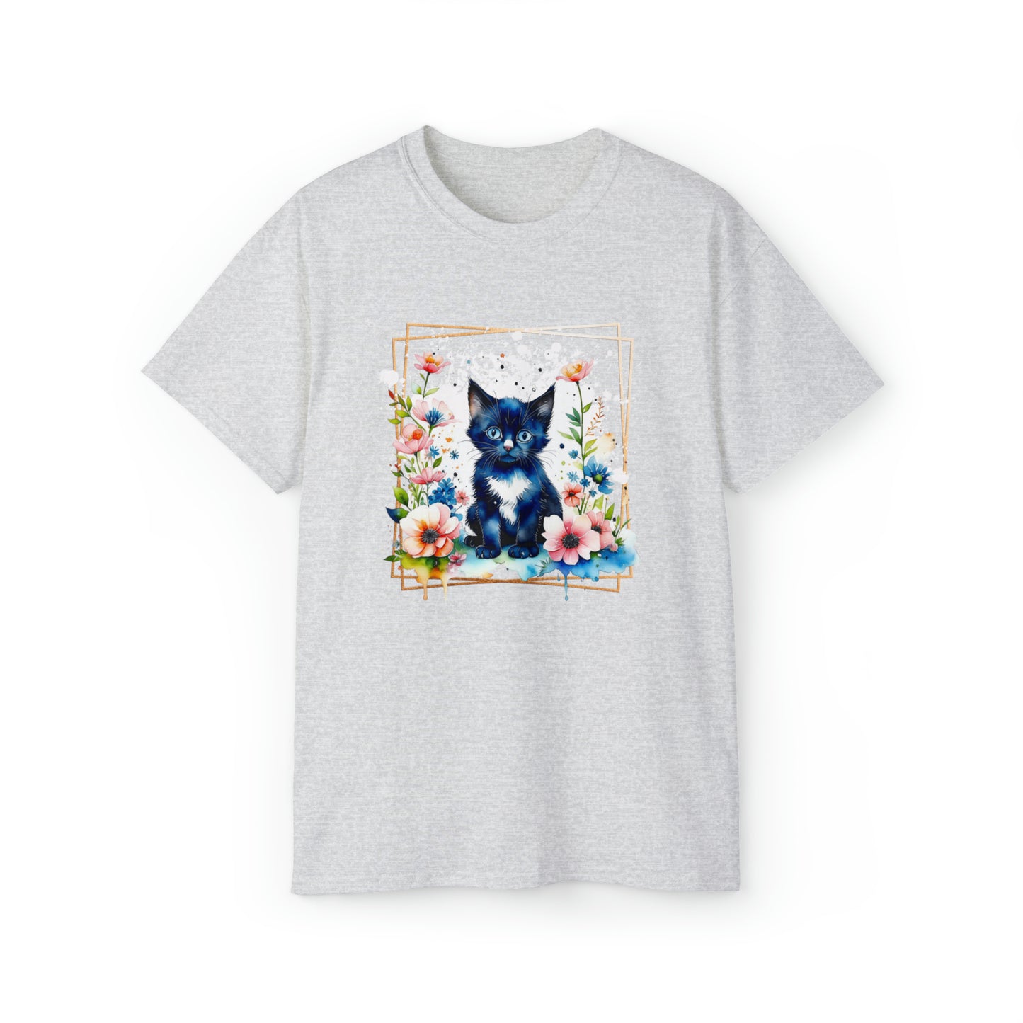 Black Kitten Unisex Ultra Cotton Tee