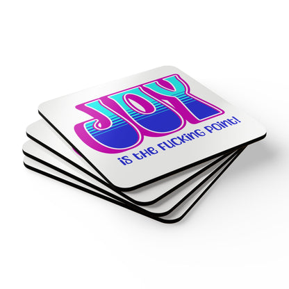 Pink Blue Teal Joy Coaster Set