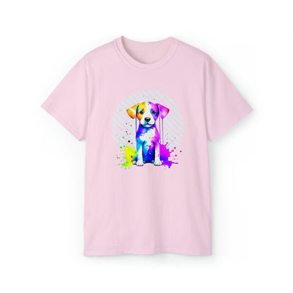 Vibrant Puppy Unisex Ultra Cotton Tee