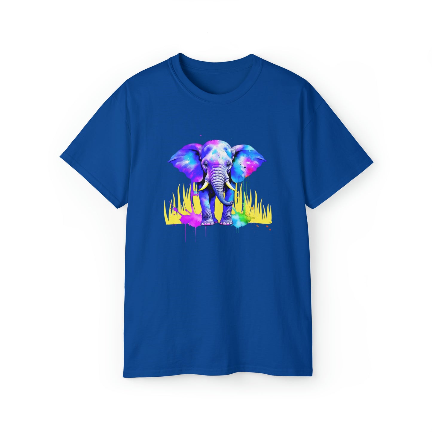 Vibrant Elephant Unisex Ultra Cotton Tee