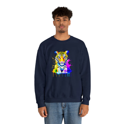 Vibrant Tiger Unisex Sweatshirt