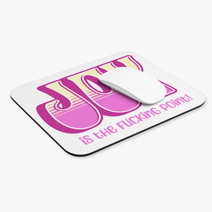 Pink Pink Yellow Joy Mouse Pad