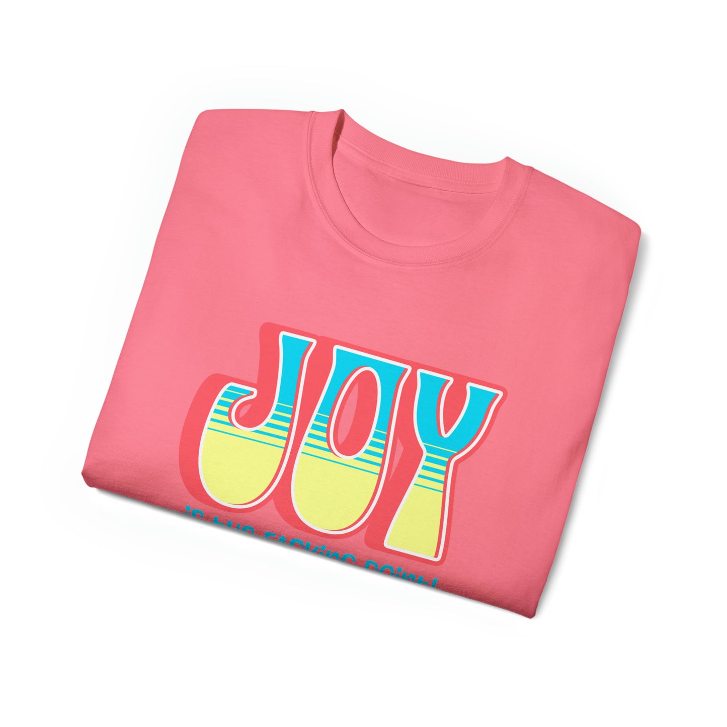 JOY (salmon blue yellow)  Unisex Ultra Cotton Tee