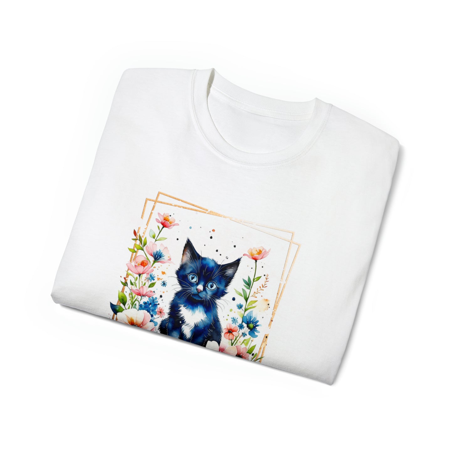 Black Kitten Unisex Ultra Cotton Tee