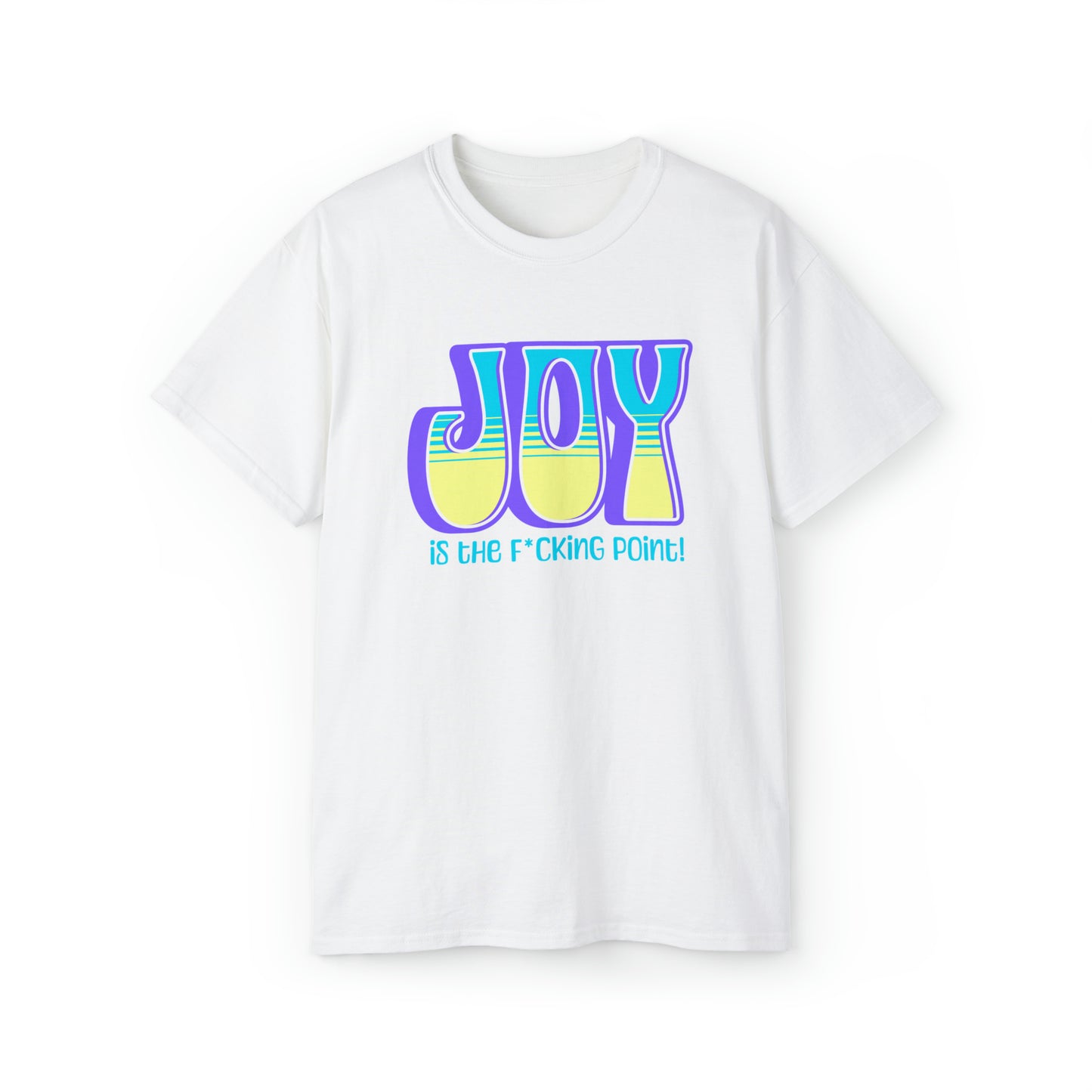 JOY (purple blue yellow)  Unisex Ultra Cotton Tee